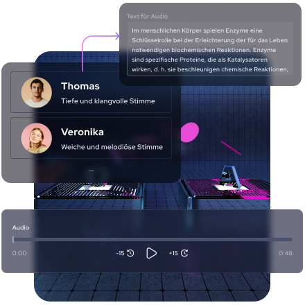 Erstellen Sie Synchronisationen aus Text oder transkribieren Sie Audio/Video dank fortgeschrittener AI
