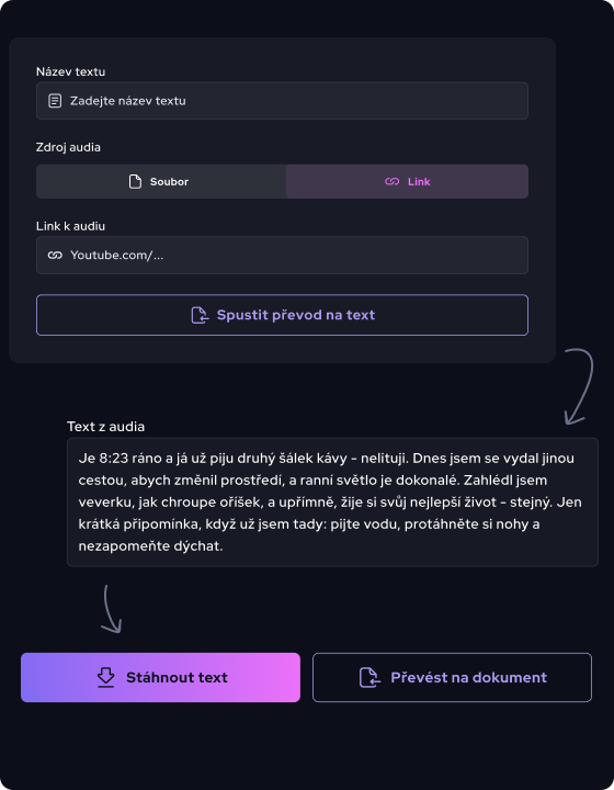 abstrakt pozadí pro transkripci Editee AI